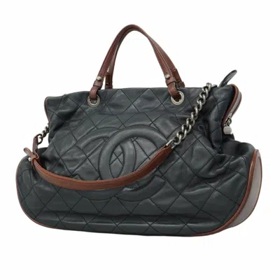 Pre-owned Chanel Leather Tote Bag () In Multi