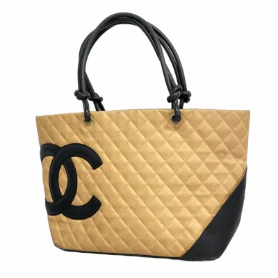 Pre-owned Chanel Leather Tote Bag () In Multi