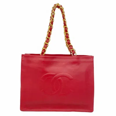 Pre-owned Chanel Leather Tote Bag () In Multi