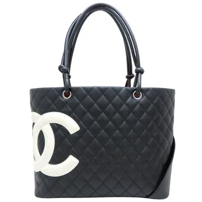 Pre-owned Chanel Leather Tote Bag () In Multi