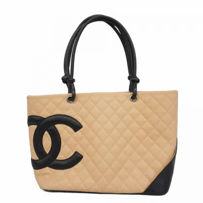 Pre-owned Chanel Leather Tote Bag () In Multi