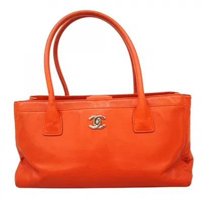 Pre-owned Chanel Leather Tote Bag () In Multi