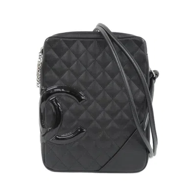 Pre-owned Chanel Ligne Cambon Black Leather Shoulder Bag ()