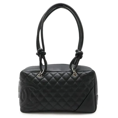 Pre-owned Chanel Ligne Cambon Cambon Ligne Shoulder Bag () In Black