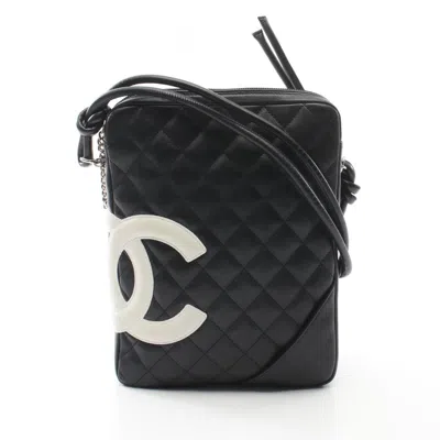 Pre-owned Chanel Ligne Cambon Leather Shoulder Bag () In Multi