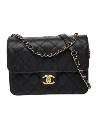 Pre-owned Chanel Like A Wallet Flap Bag In Black