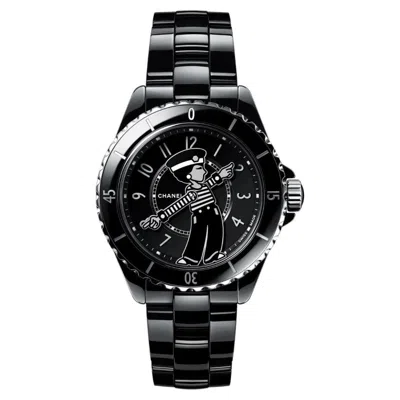 Pre-owned Chanel Limited Edition Mademoiselle J12 La Pausa Watch 38 Mm New In Multi
