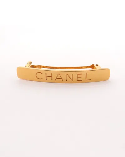 Pre-owned Chanel Logo Hair Clip