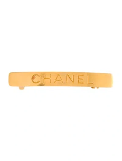 Pre-owned Chanel Logo Hair Clip