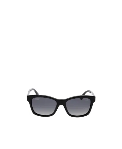 Pre-owned Chanel Logo Sunglasses In Gray