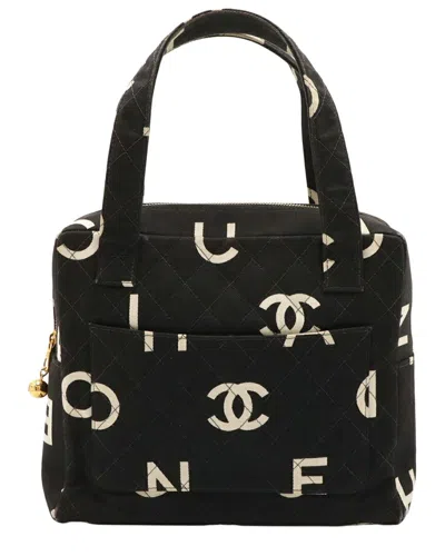 Pre-owned Chanel Logo Tote Bag (authentic Pre-loved)