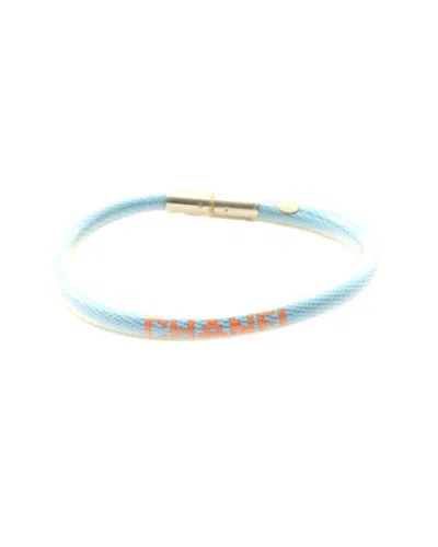 Pre-owned Chanel Logo Tube Bangle Bracelet (authentic Pre-loved)