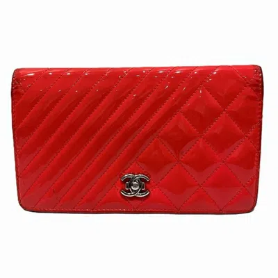 Pre-owned Chanel Long Wallet (bi-fold) () In Multi