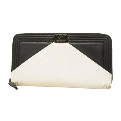 Pre-owned Chanel Long Wallet (bi-fold) () In Multi