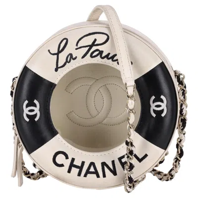 Pre-owned Chanel Ltd Edition La Pausa Coco Lifesaver Bag In Sand