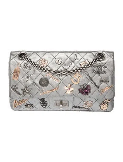 Pre-owned Chanel Lucky Charms Reissue 225 Double Flap Bag