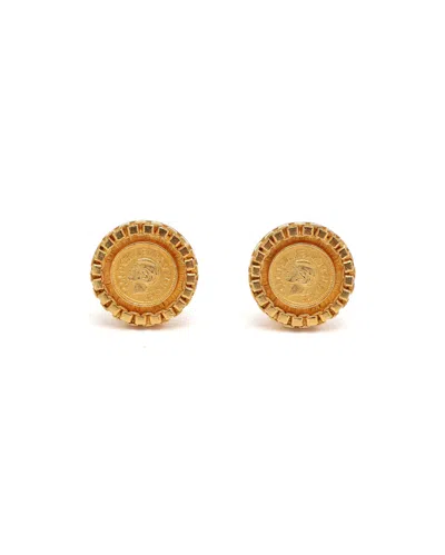 Pre-owned Chanel Mademoiselle Clip-on Earring In Gold