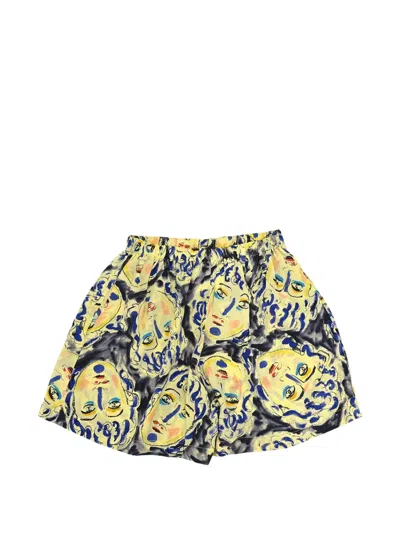 Pre-owned Chanel Mademoiselle Shorts In Yellow