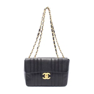 Pre-owned Chanel Mademoiselle Shoulder Bag Black