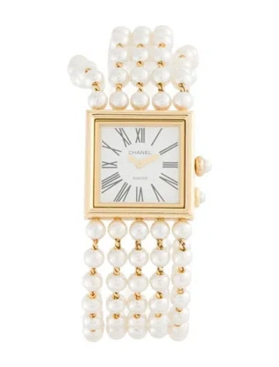 Pre-owned Chanel Mademoiselle Watch, 23mm In Multi