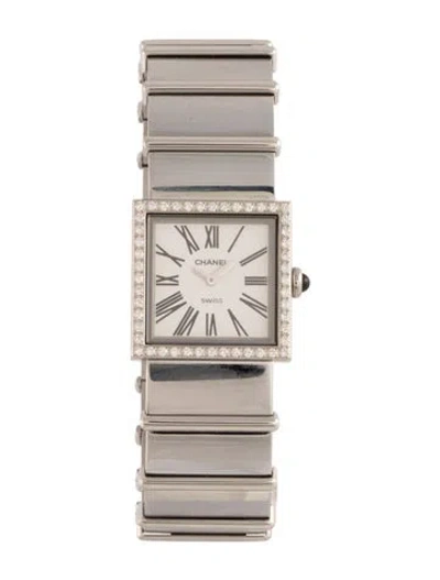 Pre-owned Chanel Mademoiselle Watch, 23mm In Multicolor