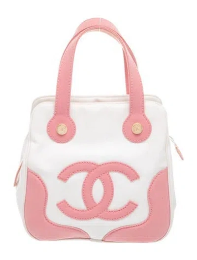 Pre-owned Chanel Marshmallow Cc Tote In Neutral