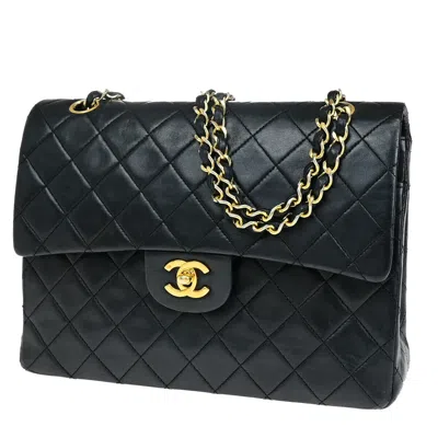 Pre-owned Chanel Matelasse 25 Chain Shoulder Leather Shoulder Bag () In Black