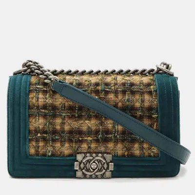 Pre-owned Chanel Matelasse Coco Mark Chain Shoulder Bag In Brown