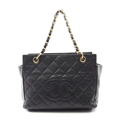 Pre-owned Chanel Matelasse Handbag Black Leather