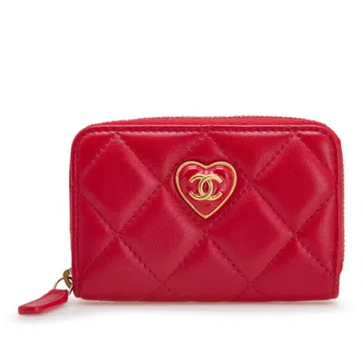 Pre-owned Chanel Matelasse Leather Coin Purse/coin Case () In Multi