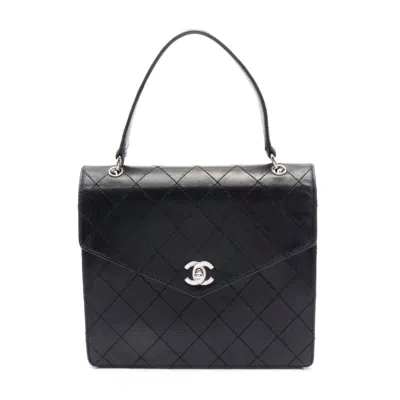 Pre-owned Chanel Matelasse Leather Handbag Black