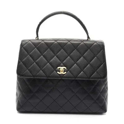 Pre-owned Chanel Matelasse Leather Handbag Black
