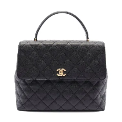 Pre-owned Chanel Matelasse Leather Handbag Black