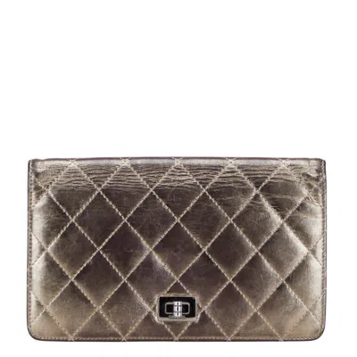 Pre-owned Chanel Matelasse Leather Long Wallet (bi-fold) () In Multi