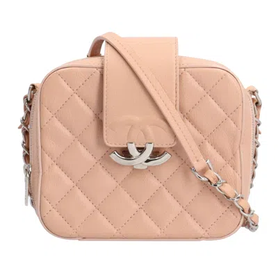 Pre-owned Chanel Matelassé Leather Shopper Bag () In Pink