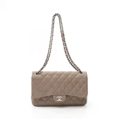Pre-owned Chanel Matelasse Leather Shoulder Bag () In Brown