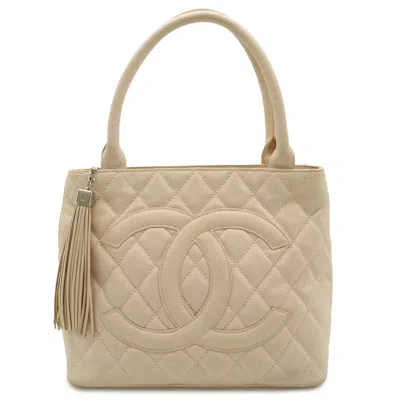 Pre-owned Chanel Matelasse Pink Canvas Leather Shoulder Bag Tote Bag ()