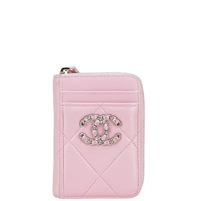 Pre-owned Chanel Matelasse Pink Coin Purse/coin Case ()