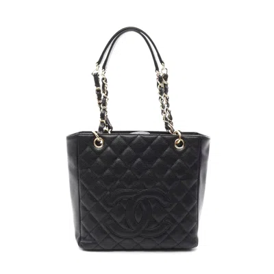 Pre-owned Chanel Matelasse Pst Tote Bag Black