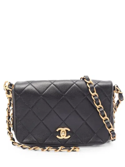 Chanel Matelasse Shoulder Bag In Black