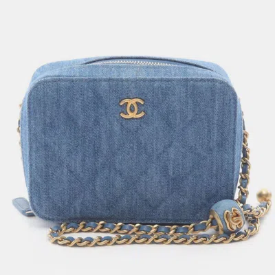 Pre-owned Chanel Matelasse Shoulder Bag Denim Blue