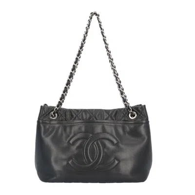 Pre-owned Chanel Matrasse Leather Shoulder Bag () In Brown