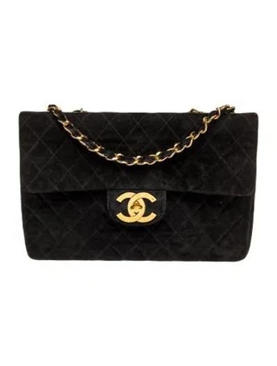 Pre-owned Chanel Maxi Classic Flap Bag In Black