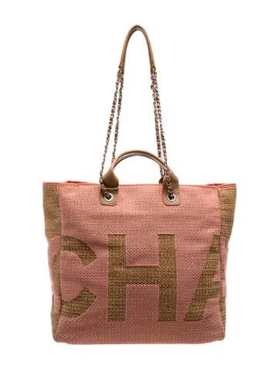 Pre-owned Chanel Maxi Shopping Tote In Brown