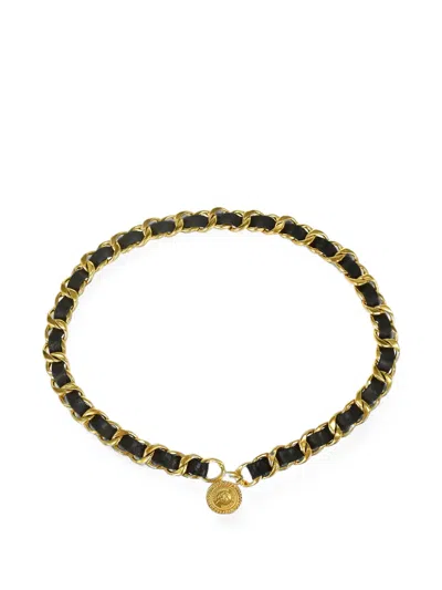 Pre-owned Chanel Medallion Belt In Gold