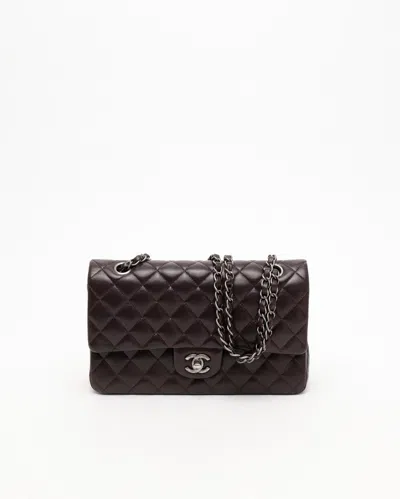 Pre-owned Chanel Medium Classic Double Flap Bag In Brown