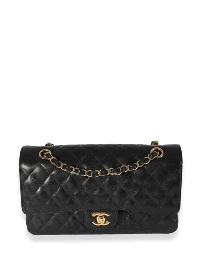 Pre-owned Chanel Medium Double Flap Shoulder Bag In Black