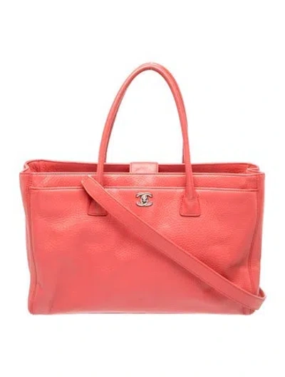 Pre-owned Chanel Medium Executive Cerf Tote In Pink