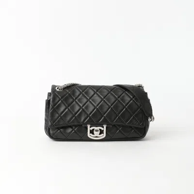 Pre-owned Chanel Medium Icons Secret Single Flap Bag