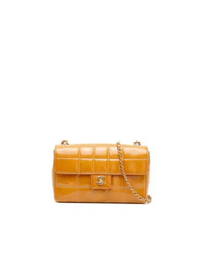 Chanel Medium Patent Chocolate Bar Bag In Other